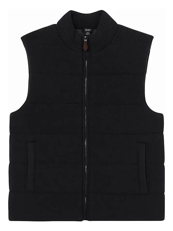 Reiss Men's Otley Rib-Knit Vest