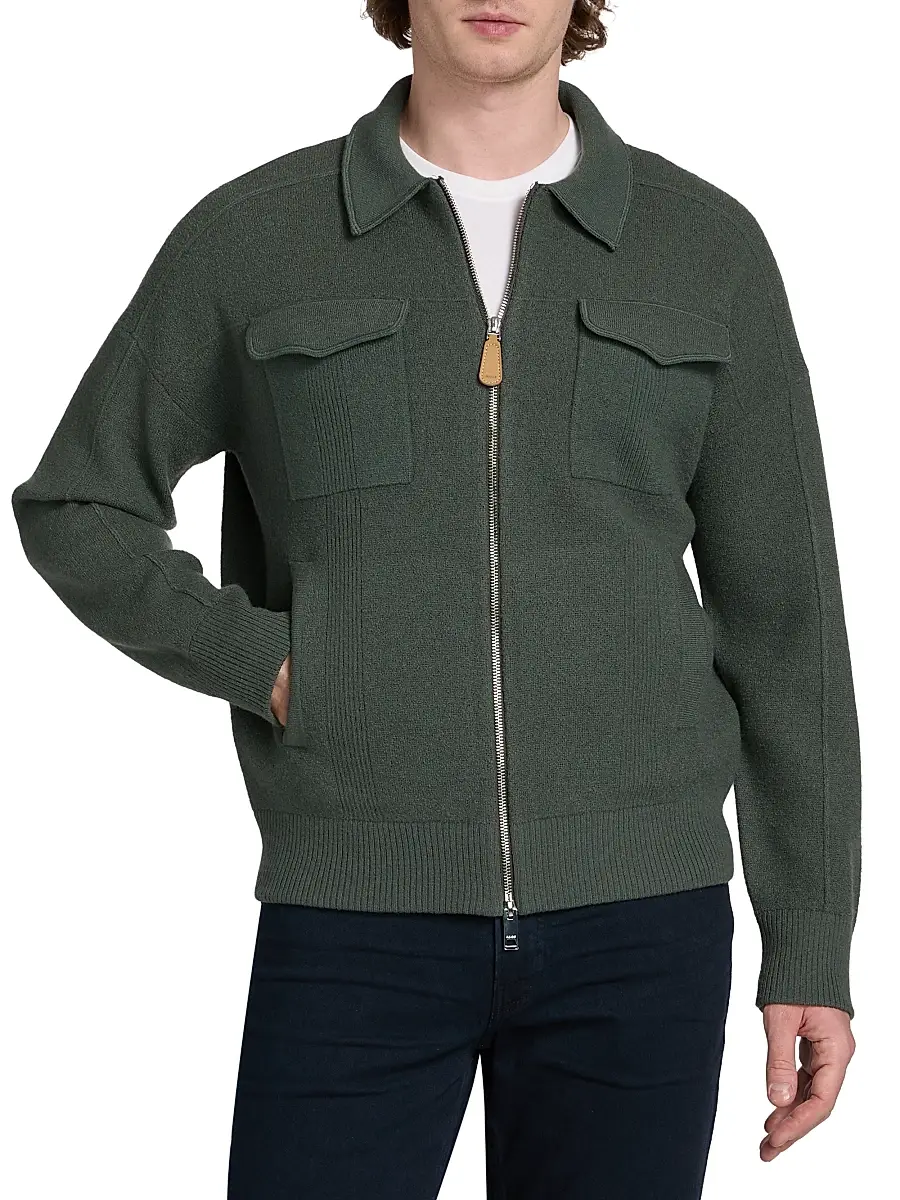 Reiss Men's Calder Felted Wool Jacket | Thumbnail 3