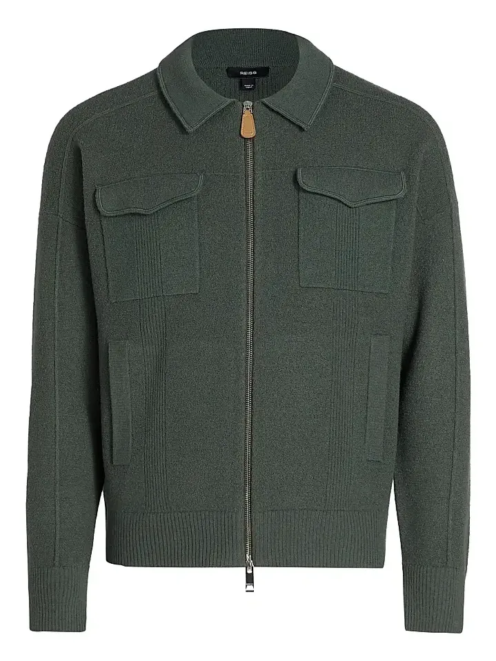 Reiss Men's Calder Felted Wool Jacket