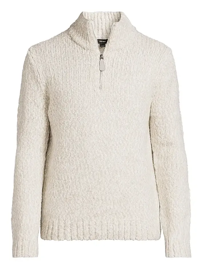 Reiss Men's Seb Half-Zip Sweater