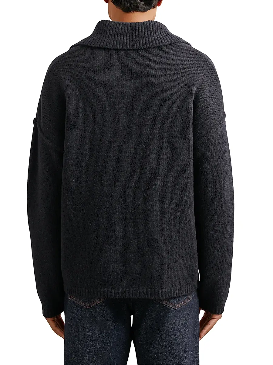 Reiss Men's Vatali Oversized Sweater | Thumbnail 4 Reiss Men's Vatali Oversized Sweater | Thumbnail 4