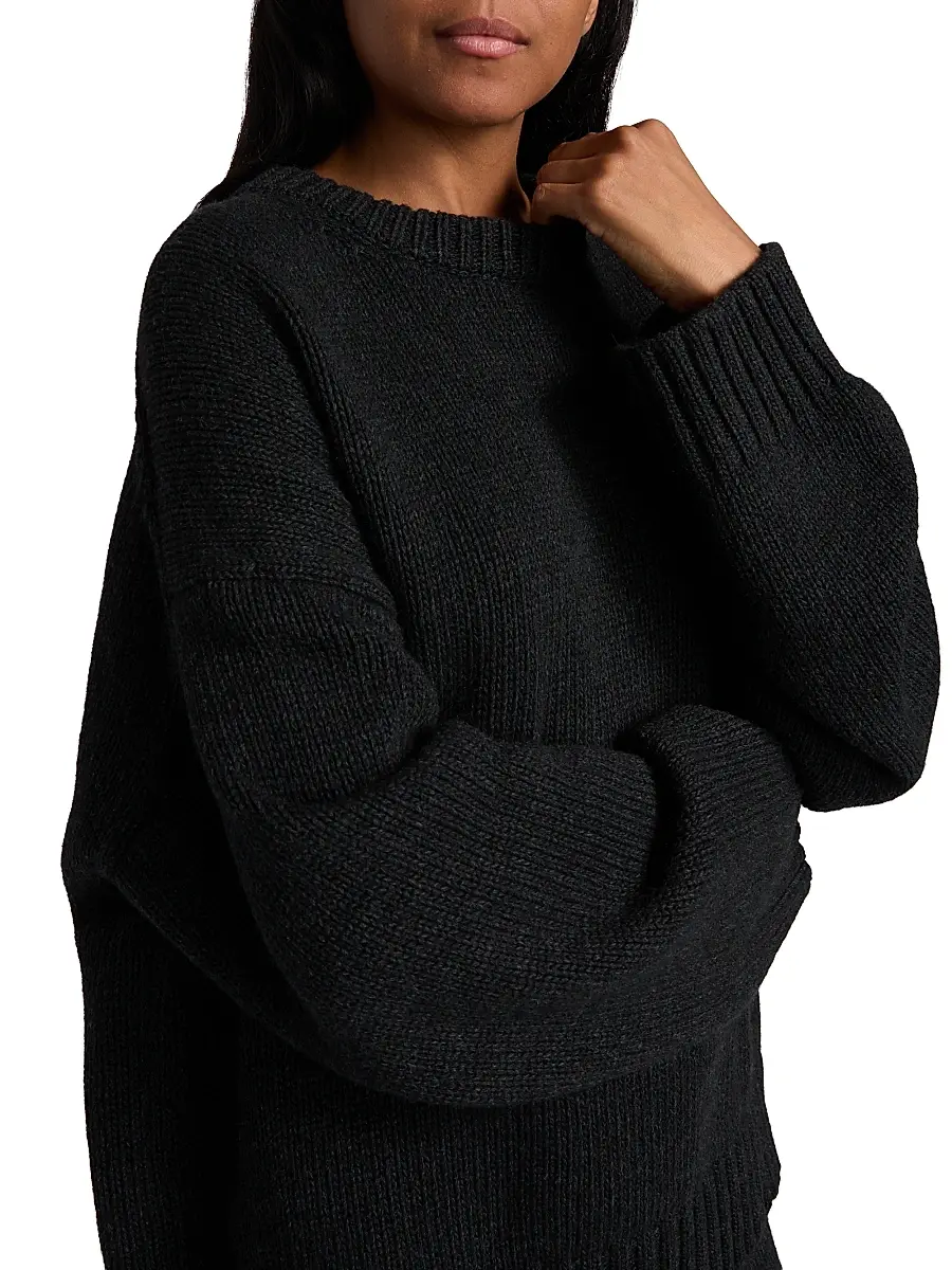 Ganni Women's Chunky Wool-Blend Sweater | Thumbnail 6 Ganni Women's Chunky Wool-Blend Sweater | Thumbnail 6