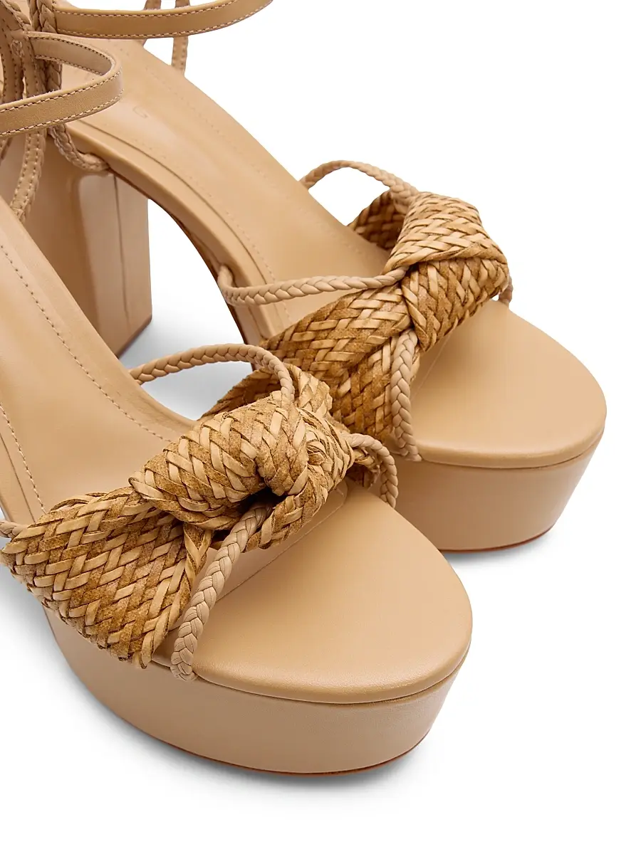 Schutz Women's Kalina 100MM Leather Platform Sandals | Thumbnail 6 Schutz Women's Kalina 100MM Leather Platform Sandals | Thumbnail 6