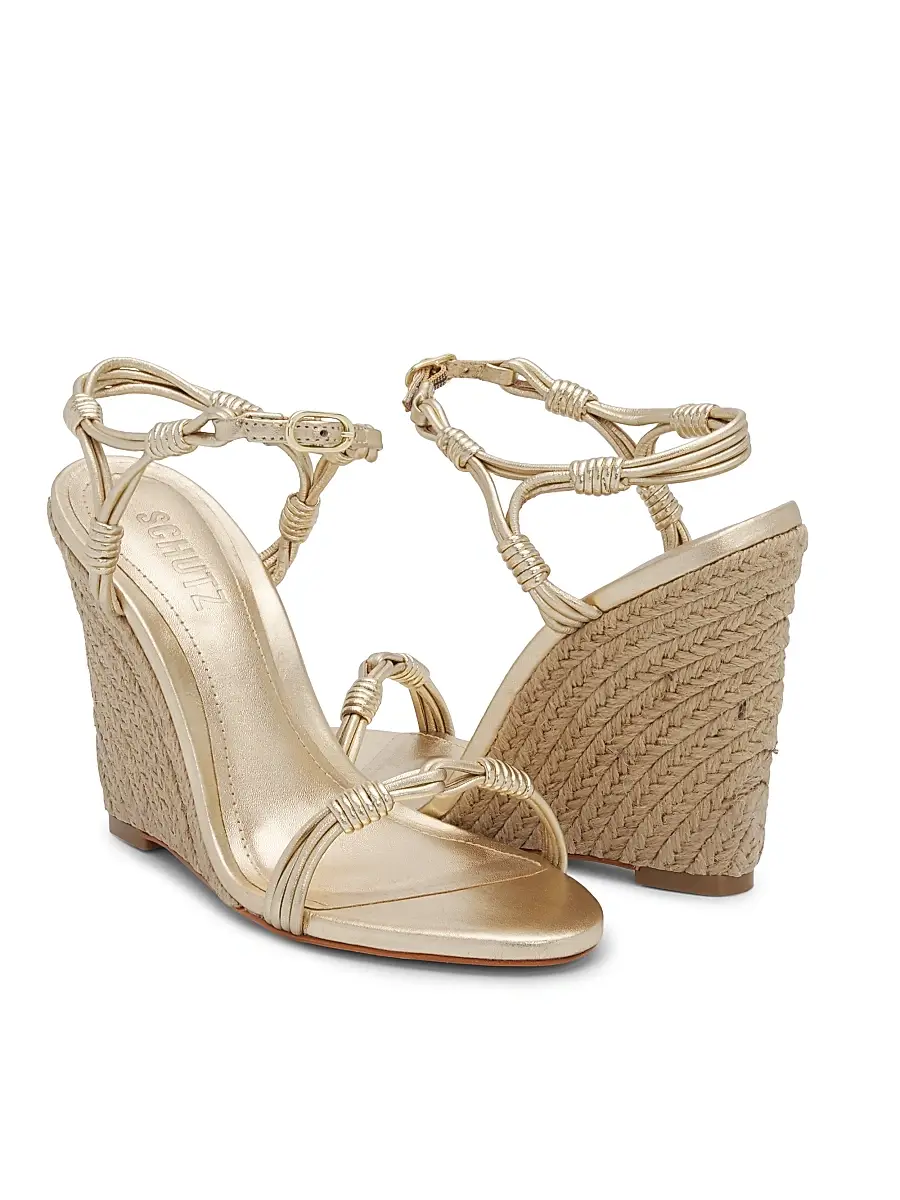 Schutz Women's Nara 100MM Wedge Sandals | Thumbnail 6 Schutz Women's Nara 100MM Wedge Sandals | Thumbnail 6