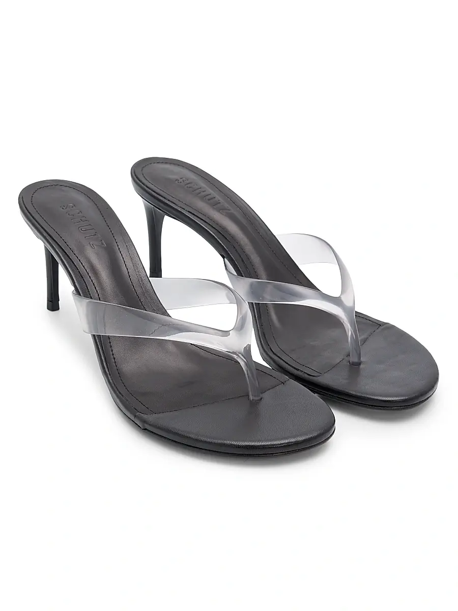 Schutz Women's Roslyn 75MM Slip-On Sandals | Thumbnail 2 Schutz Women's Roslyn 75MM Slip-On Sandals | Thumbnail 2