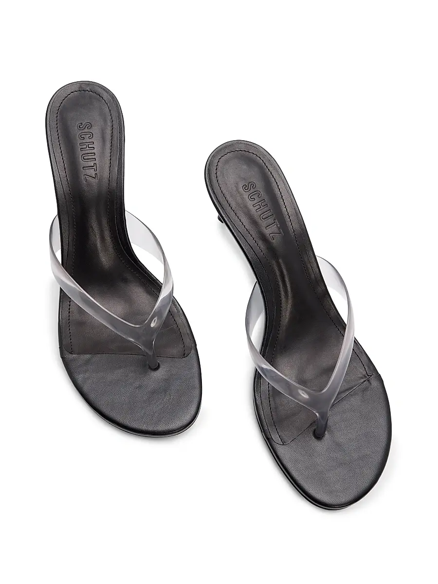 Schutz Women's Roslyn 75MM Slip-On Sandals | Thumbnail 4 Schutz Women's Roslyn 75MM Slip-On Sandals | Thumbnail 4