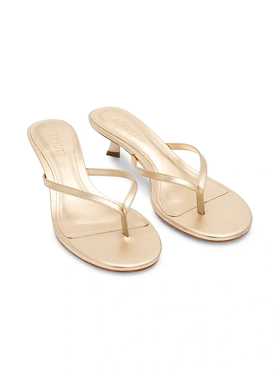 Schutz Women's Carolyn 50MM Leather Sandals | Thumbnail 2 Schutz Women's Carolyn 50MM Leather Sandals | Thumbnail 2