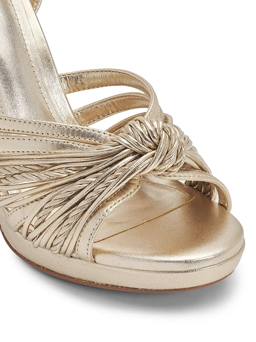 Schutz Women's Gaya 100MM Leather Sandals | Thumbnail 5 Schutz Women's Gaya 100MM Leather Sandals | Thumbnail 5