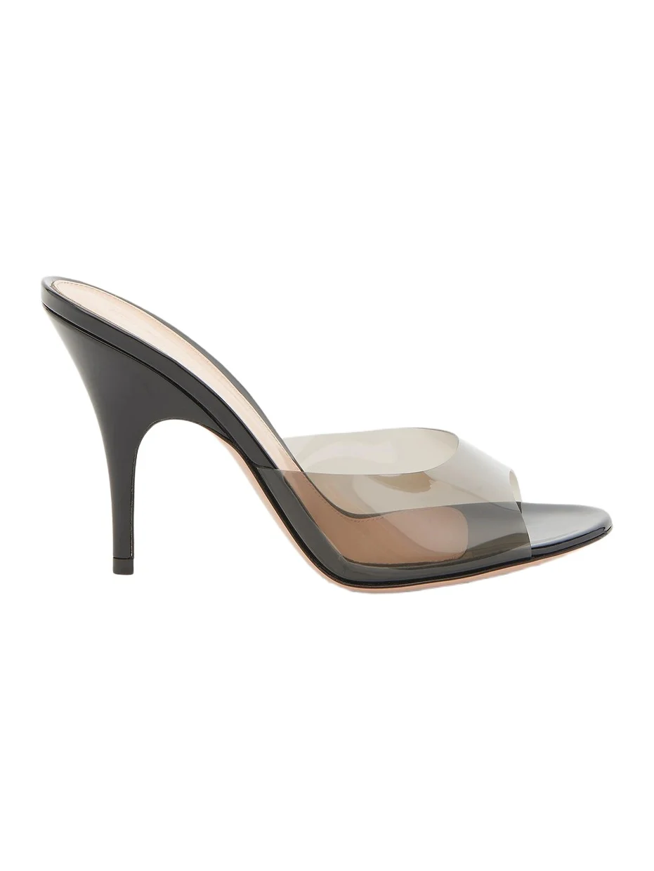 Women's 95MM Slip-On TPU Stiletto Sandals Women's 95MM Slip-On TPU Stiletto Sandals