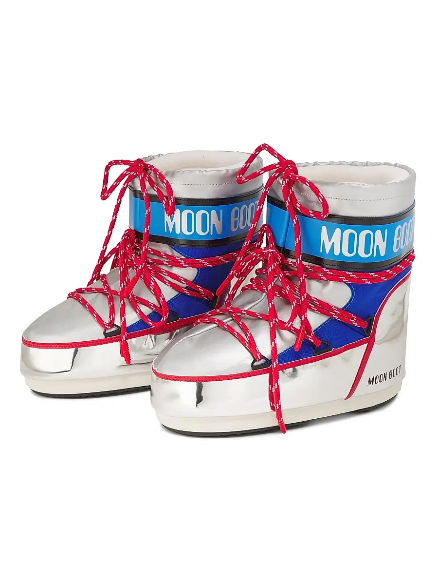 Moon Boot Men's MB Icon Metallic Logo Boots | Thumbnail 2