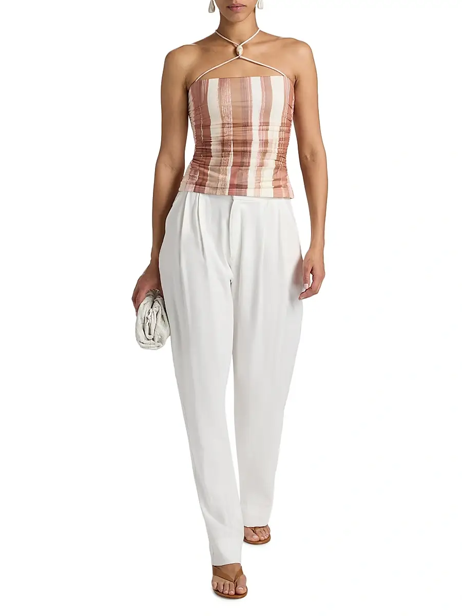 Significant Other Women's Nami Striped Halterneck Top | Thumbnail 2