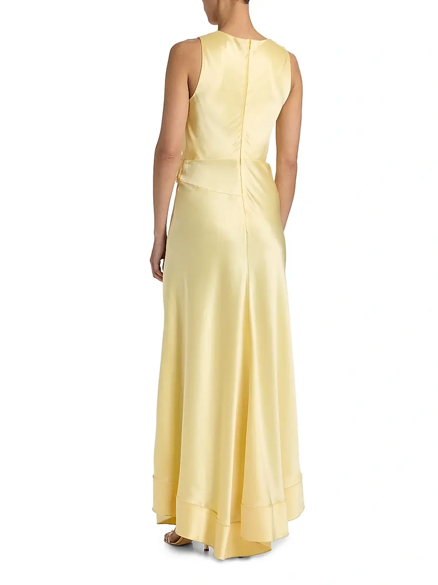 ACLER Women's Eastoncroft Draped Satin Maxi Dress | Thumbnail 5 ACLER Women's Eastoncroft Draped Satin Maxi Dress | Thumbnail 5