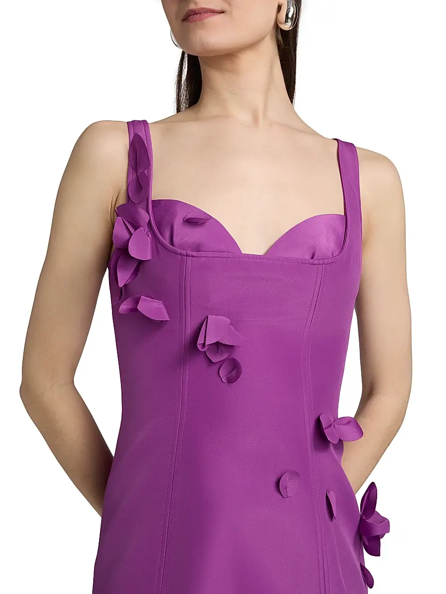 ACLER Women's Eskett 3D Floral Minidress | Thumbnail 6 ACLER Women's Eskett 3D Floral Minidress | Thumbnail 6