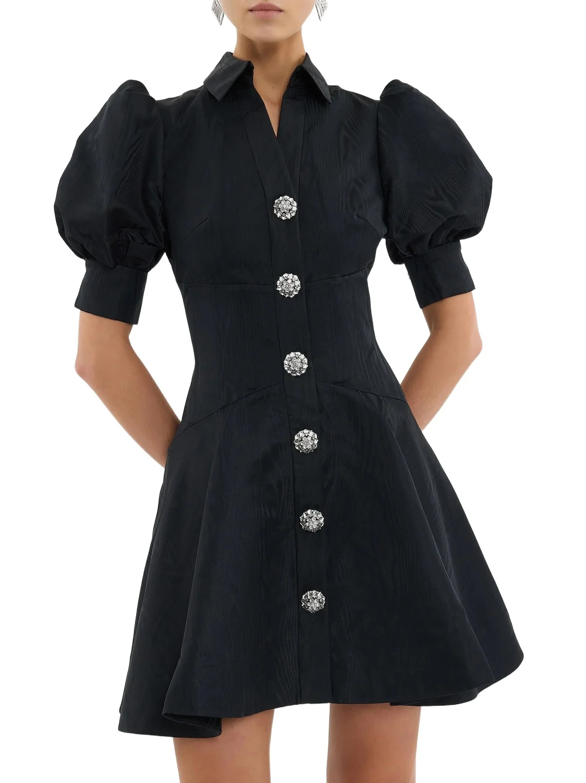 Women's Narcissa Diamonte Mini Shirtdress Women's Narcissa Diamonte Mini Shirtdress