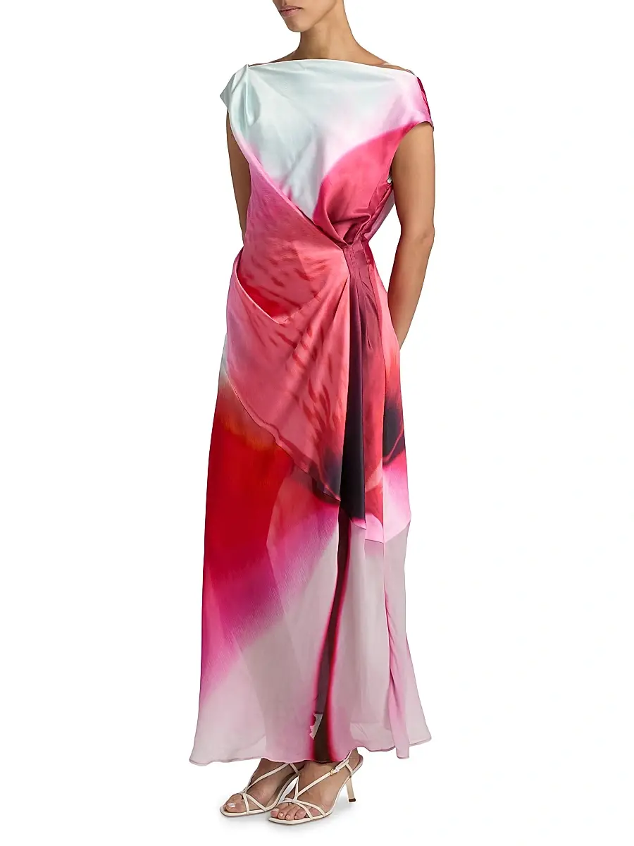 Significant Other Women's Farrah Dyed Draped Maxi Dress | Thumbnail 4