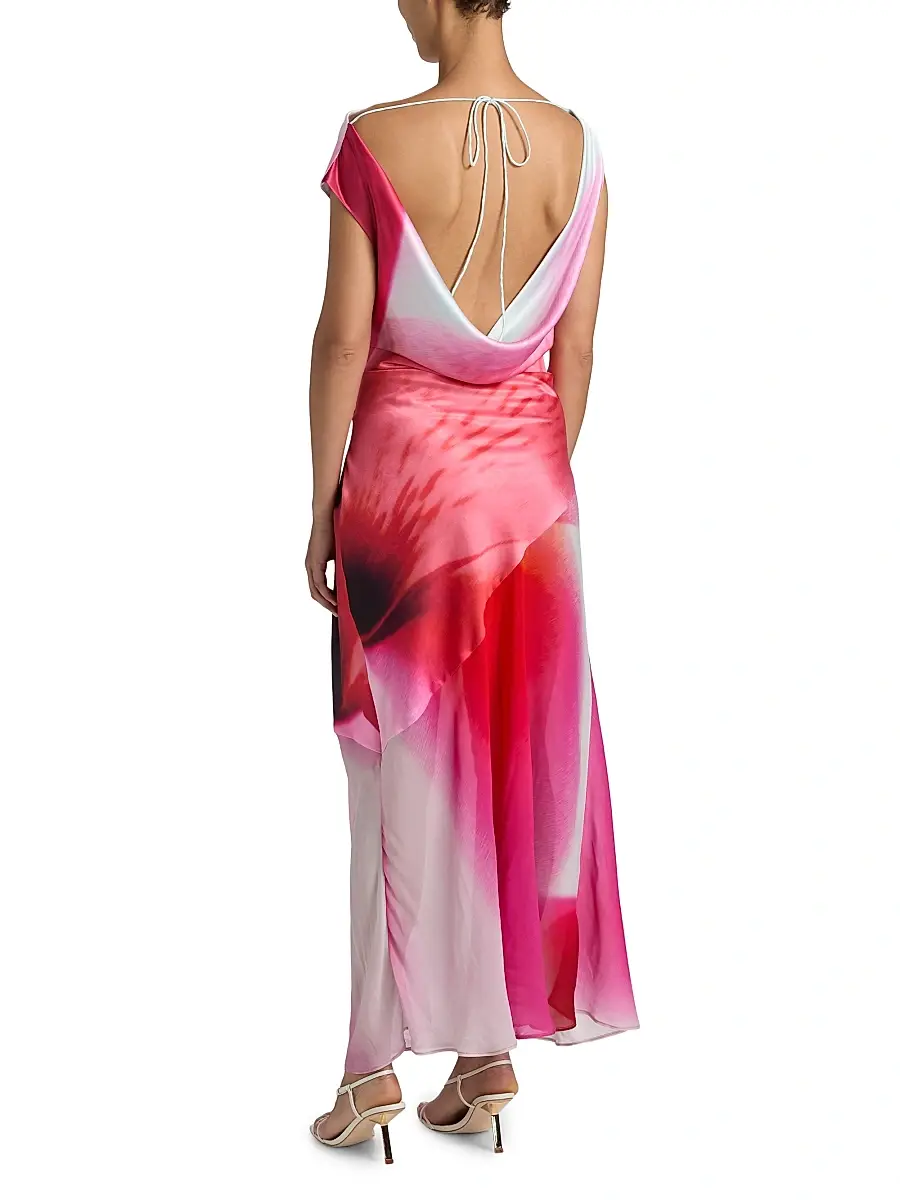 Significant Other Women's Farrah Dyed Draped Maxi Dress | Thumbnail 5