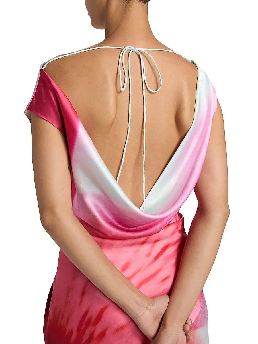 Significant Other Women's Farrah Dyed Draped Maxi Dress | Thumbnail 6