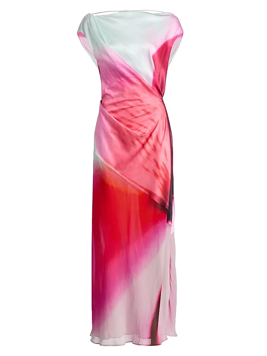 Significant Other Women's Farrah Dyed Draped Maxi Dress