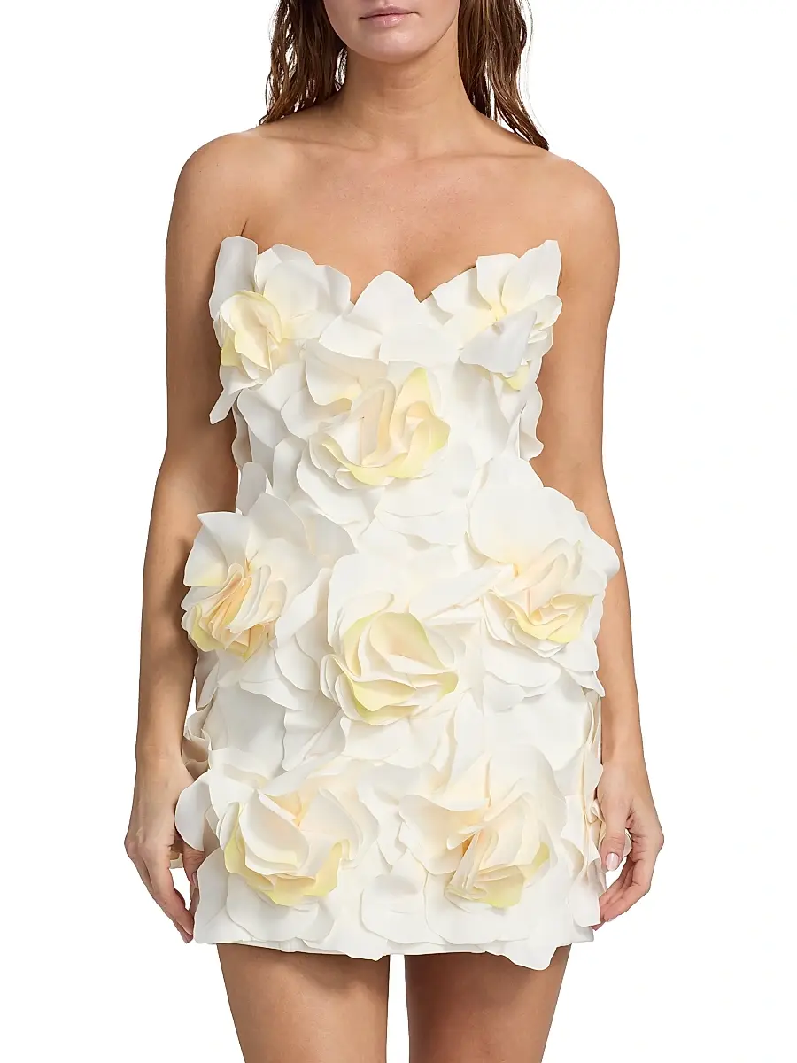 ACLER Women's Jackhill 3D Floral Minidress | Thumbnail 3 ACLER Women's Jackhill 3D Floral Minidress | Thumbnail 3