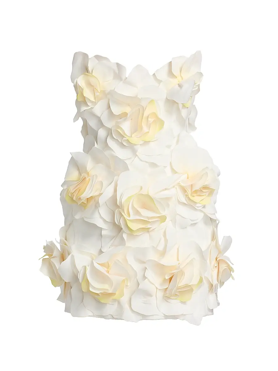 Acler Women's Jackhill 3D Floral Minidress - | Image 1 Acler Women's Jackhill 3D Floral Minidress - | Image 1