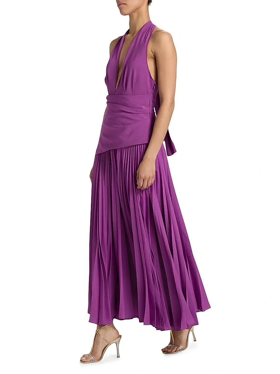 ACLER Women's Kerrison Pleated A-Line Maxi Dress | Thumbnail 4 ACLER Women's Kerrison Pleated A-Line Maxi Dress | Thumbnail 4