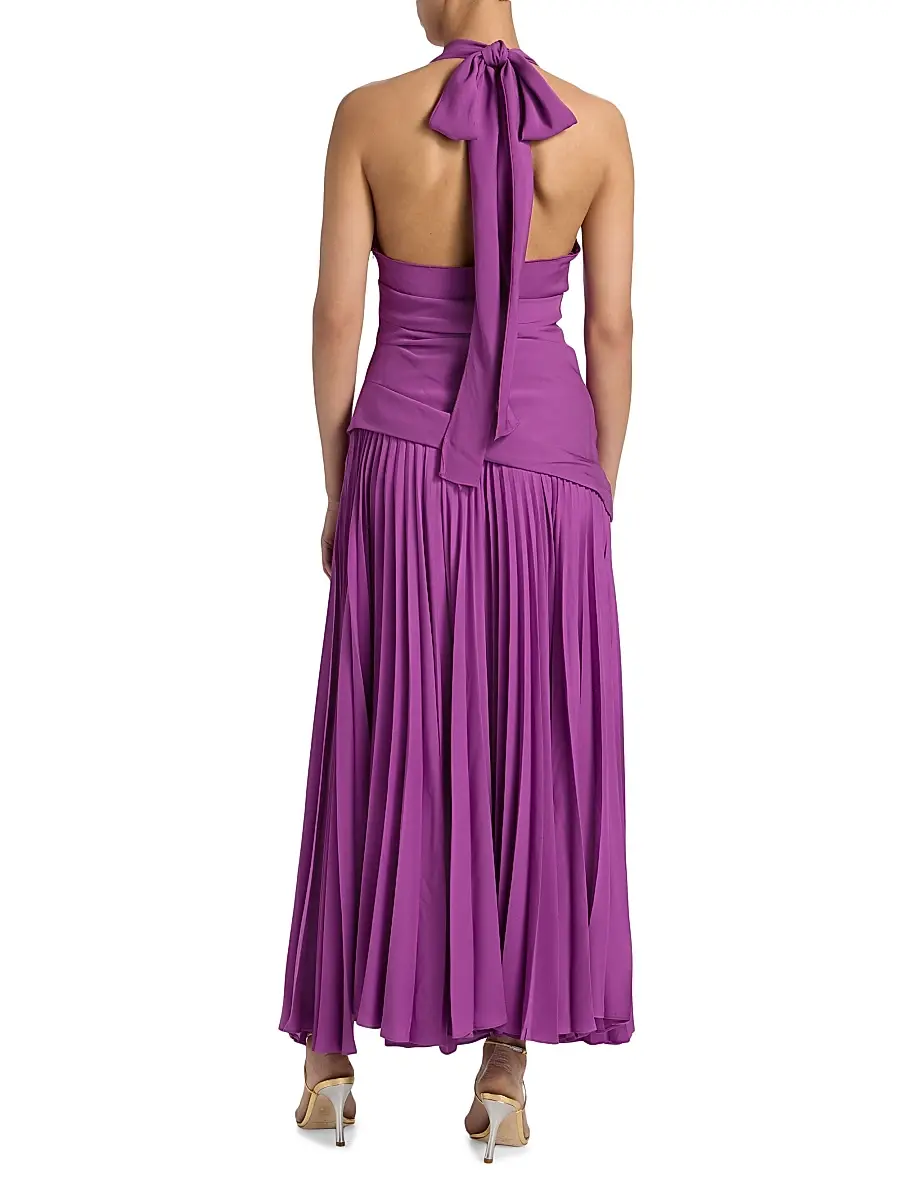 ACLER Women's Kerrison Pleated A-Line Maxi Dress | Thumbnail 5 ACLER Women's Kerrison Pleated A-Line Maxi Dress | Thumbnail 5