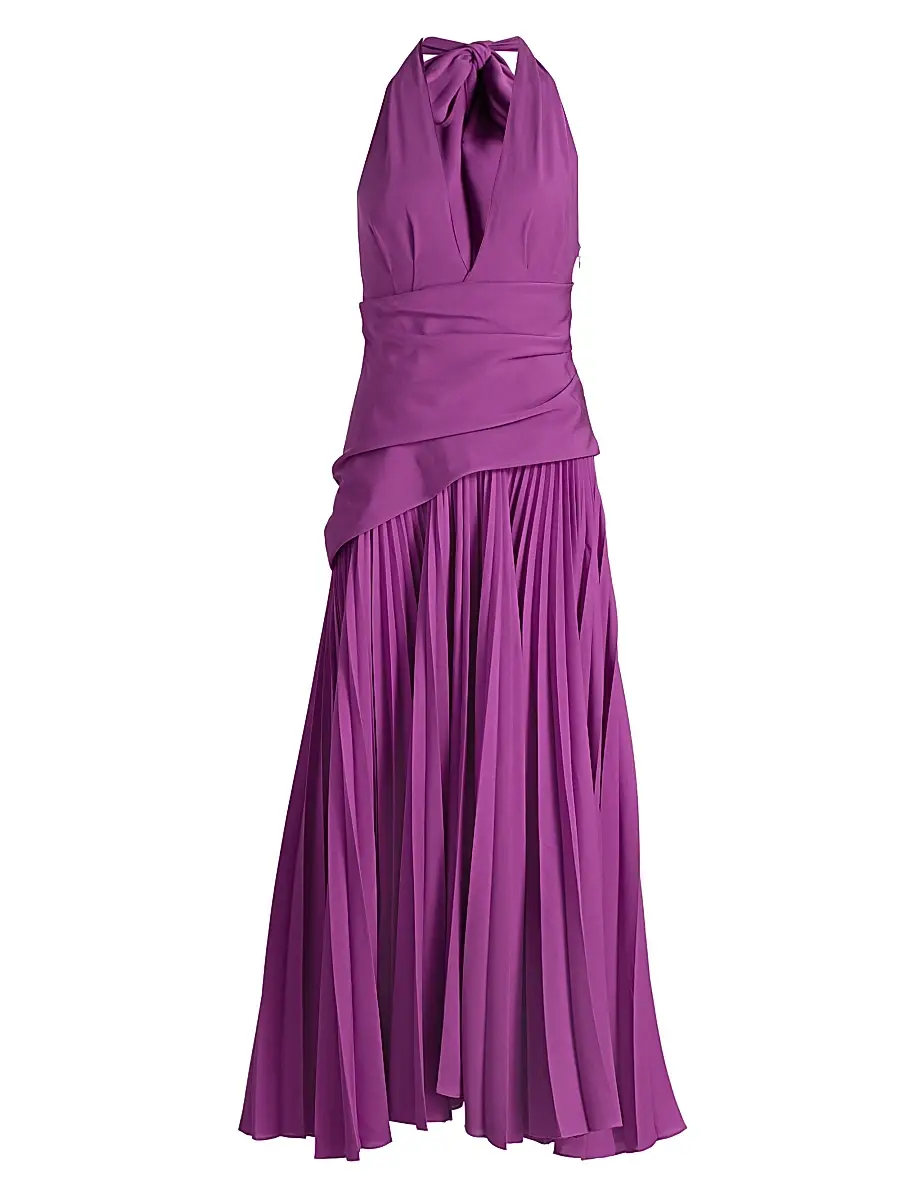 ACLER Women's Kerrison Pleated A-Line Maxi Dress