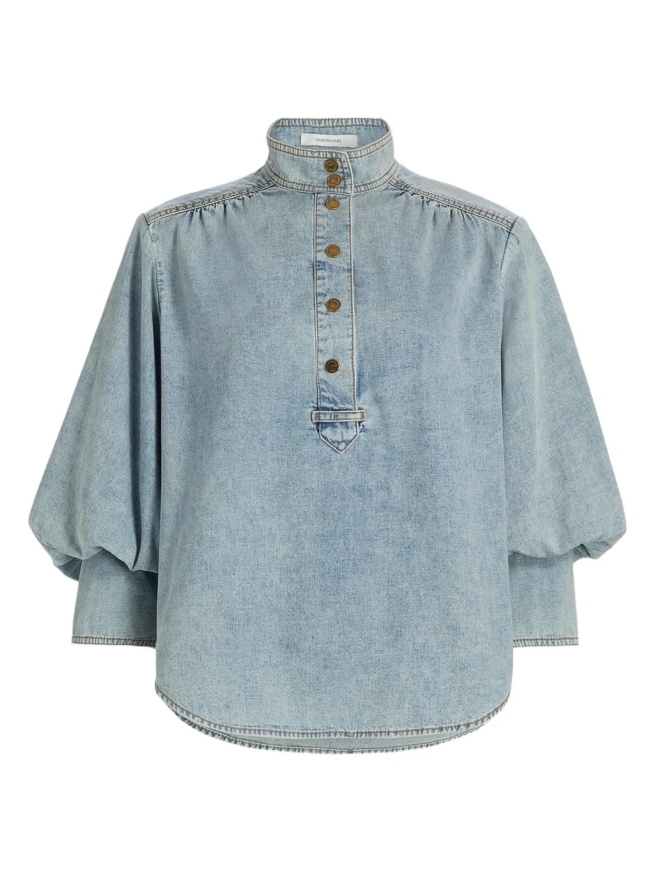 Women's Denim Oversized Blouse