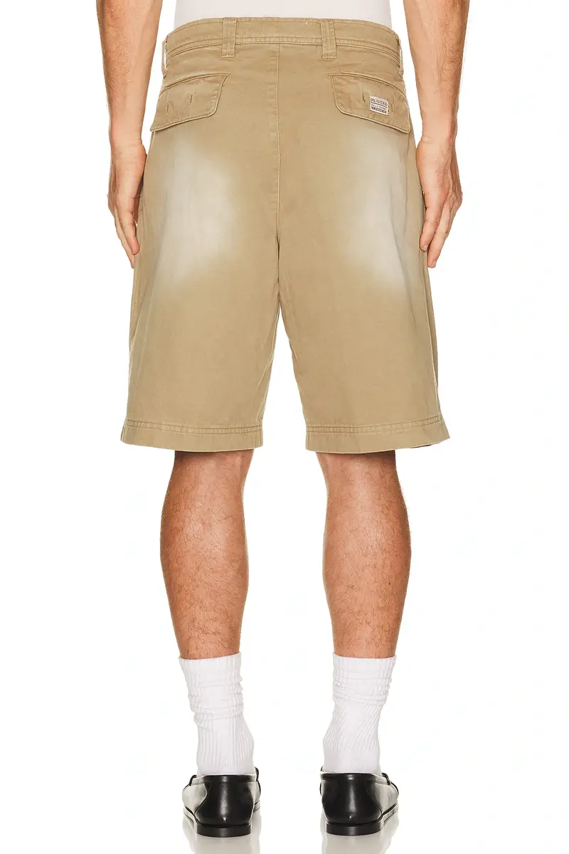 ERL Unisex Pleated Chino Shorts Woven | Thumbnail 2 ERL Unisex Pleated Chino Shorts Woven | Thumbnail 2