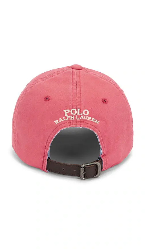Polo Ralph Lauren Stretch Twill Classic Sport Cap & Leather Strap | Thumbnail 2