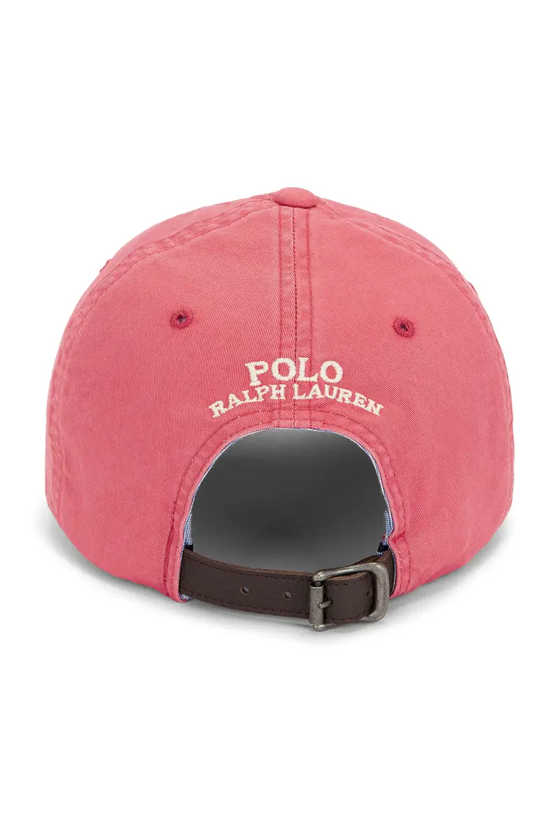 Polo Ralph Lauren Stretch Twill Classic Sport Cap & Leather Strap | Thumbnail 4