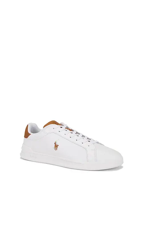Polo Ralph Lauren Heritage Court II Leather Low Top Sneaker | Thumbnail 2
