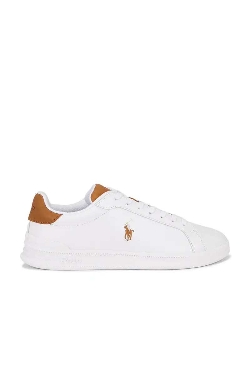 Polo Ralph Lauren Heritage Court II Leather Low Top Sneaker | Thumbnail 3