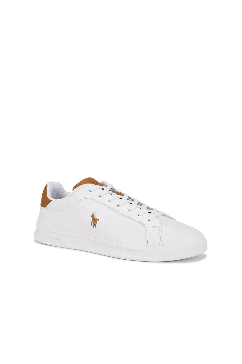 Polo Ralph Lauren Heritage Court II Leather Low Top Sneaker | Thumbnail 4