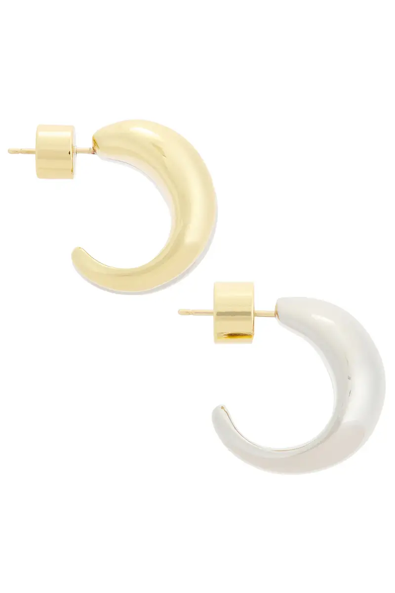Jennifer Fisher Chavez Micro Huggie Earrings | Thumbnail 2