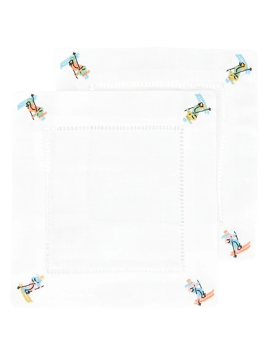 Abbode Skier Napkin