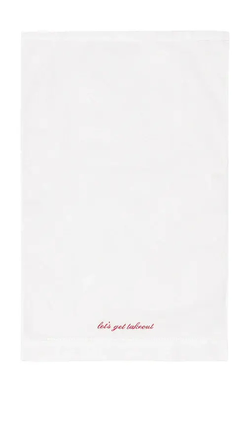 Abbode Let's Get Takeout Tea Towel | Thumbnail 2
