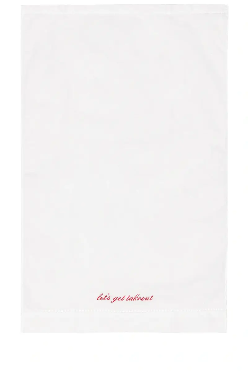 Abbode Let's Get Takeout Tea Towel | Thumbnail 4