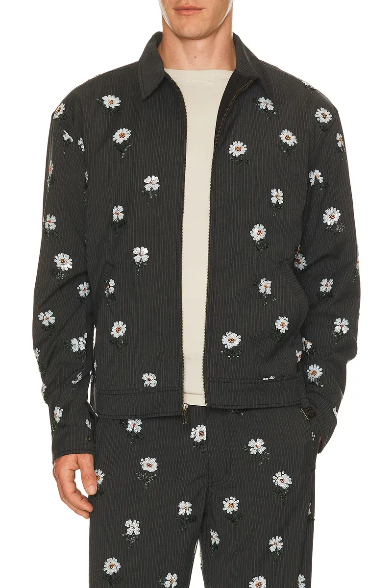 Honor The Gift Flowers Beaded Jacket | Thumbnail 3 Honor The Gift Flowers Beaded Jacket | Thumbnail 3