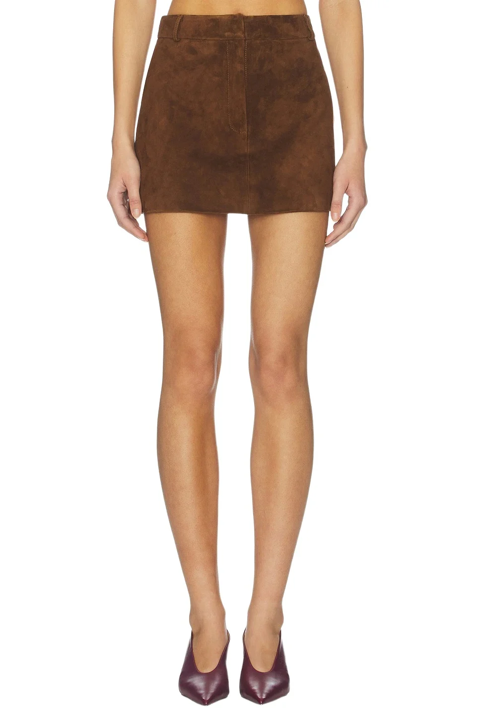 x REVOLVE Leather Suede Mini Skirt x REVOLVE Leather Suede Mini Skirt