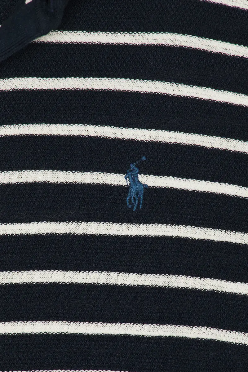 Polo Ralph Lauren Cotton Blend Textured 3 Button Placket Short Sleeve Polo Sweater | Thumbnail 7 Polo Ralph Lauren Cotton Blend Textured 3 Button Placket Short Sleeve Polo Sweater | Thumbnail 7
