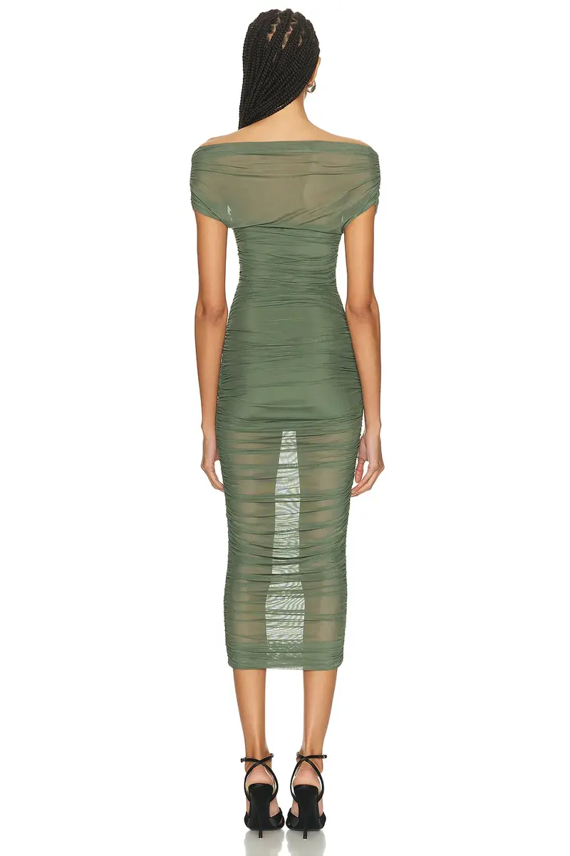 SEROYA Noel Midi Dress | Thumbnail 3