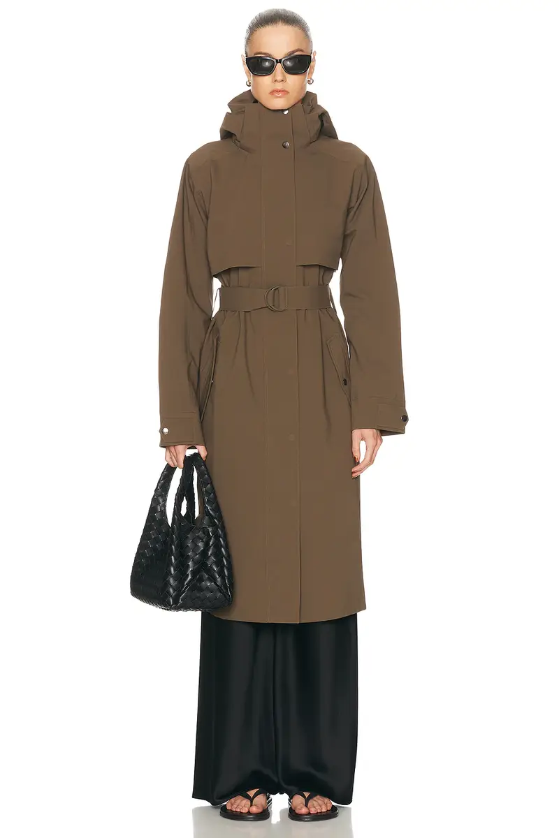 THE UPSIDE James Hooded Trench Coat | Image 1 THE UPSIDE James Hooded Trench Coat | Image 1