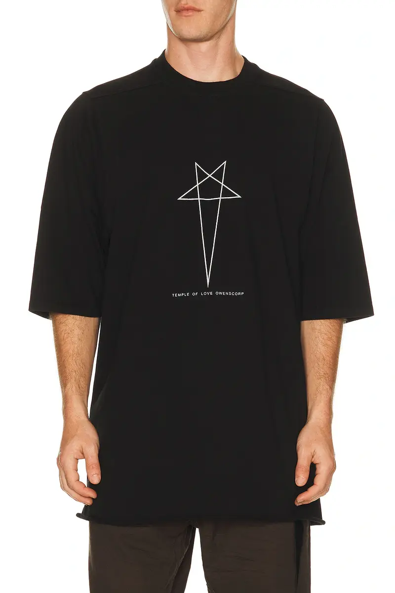 DRKSHDW by Rick Owens Jumbo Short Sleeve T | Thumbnail 3 DRKSHDW by Rick Owens Jumbo Short Sleeve T | Thumbnail 3