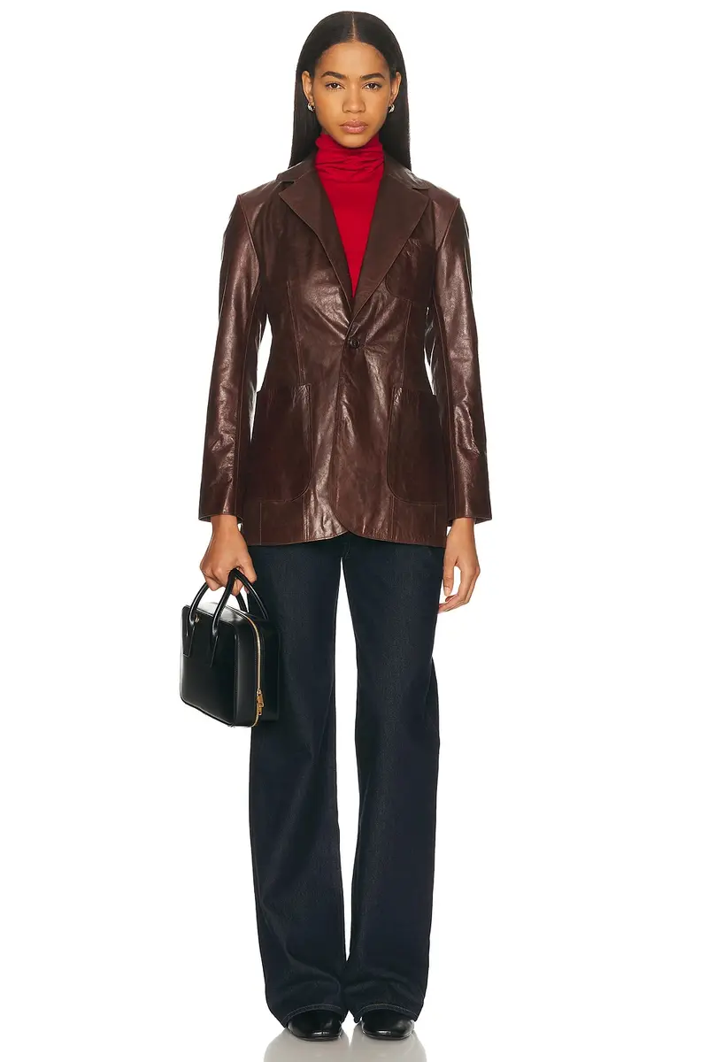 Polo Ralph Lauren Leather Blazer | Thumbnail 4 Polo Ralph Lauren Leather Blazer | Thumbnail 4
