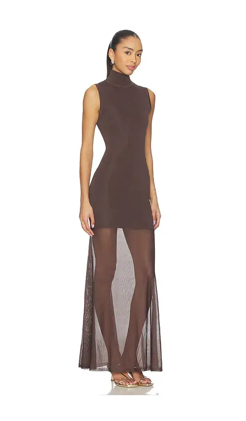 SEROYA Amine Knit Maxi Dress | Thumbnail 2