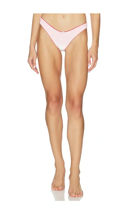 Frankies Bikinis Dove Velvet Bikini Bottom | Image 1 Frankies Bikinis Dove Velvet Bikini Bottom | Image 1