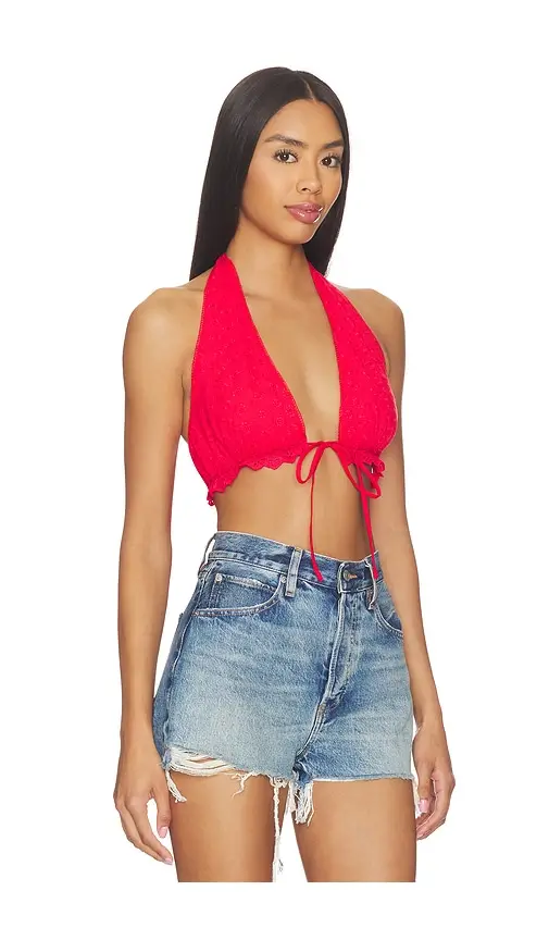 NIA x REVOLVE Eyelet Halter Top | Thumbnail 2