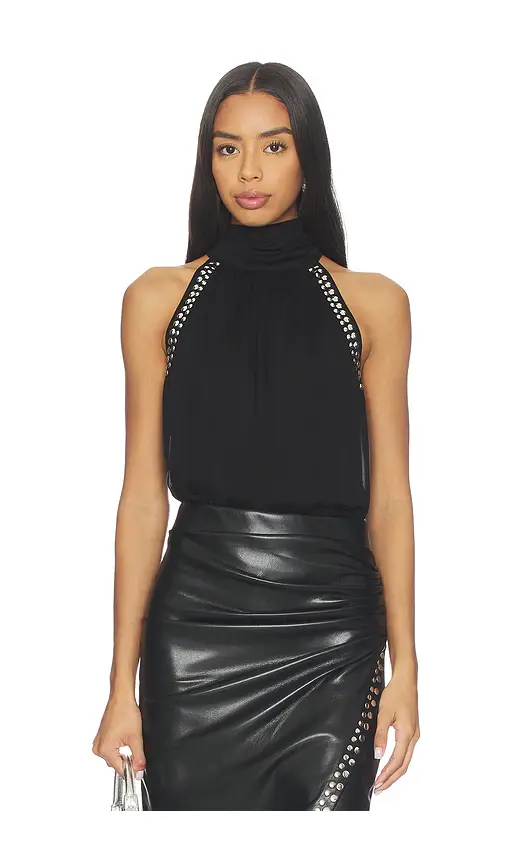 Generation Love Brenna Studded Halter Blouse | Image 1 Generation Love Brenna Studded Halter Blouse | Image 1