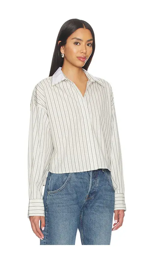 rag & bone Marin Stripe Layered Shirt | Thumbnail 2